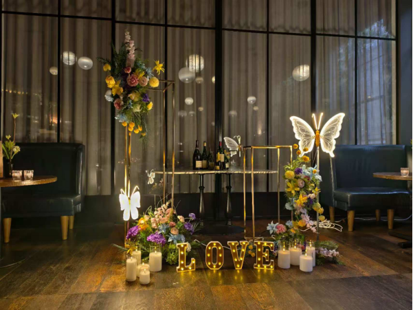 Butterfly Floral Backdrop & Table Styling Package