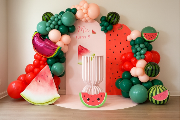 Watermelon Theme Backdrop Package