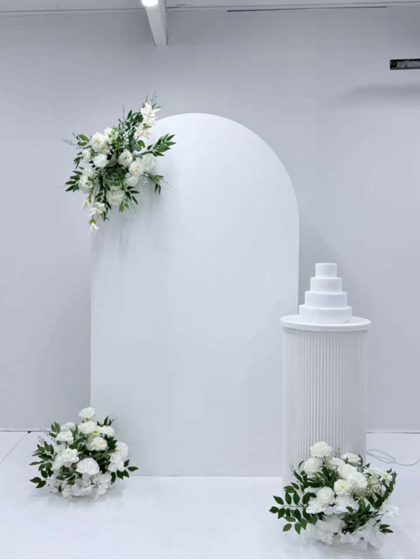 🌟 White Arch Backdrop Set for Hire