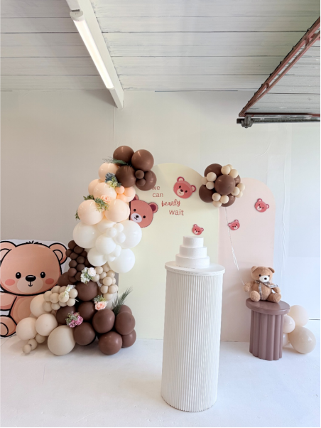 Teddy Bear Birthday Backdrop Set